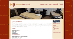 Desktop Screenshot of hotel-palacky.cz